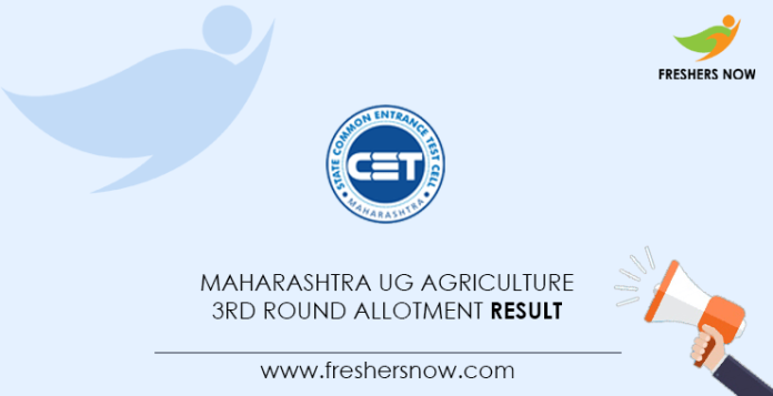 Maharashtra-UG-Agriculture-3rd-Round-Allotment-Result-
