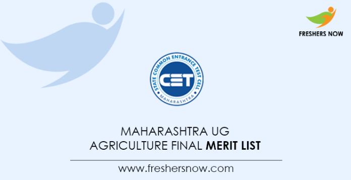 Maharashtra UG Agriculture Final Merit List