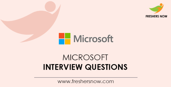 Microsoft-Interview-Questions