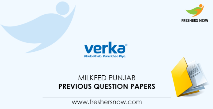 Milkfed Punjab Previous Question Papers