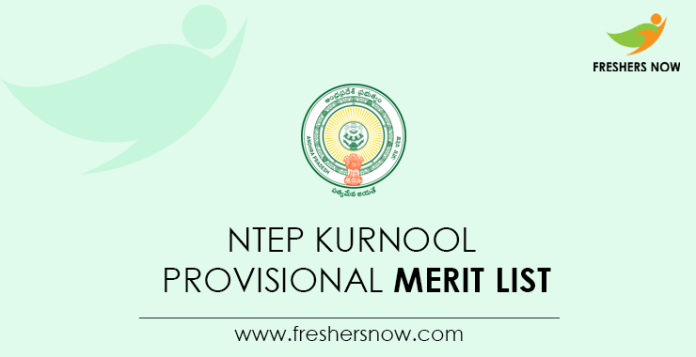 NTEP-Kurnool-Provisional-Merit-List