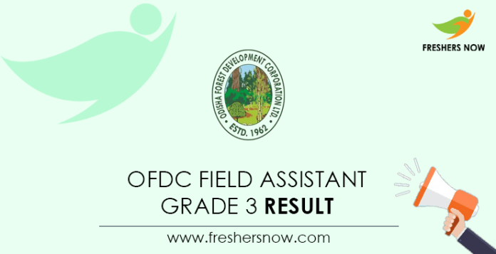OFDC-Field-Assistant-Grade-3-Result