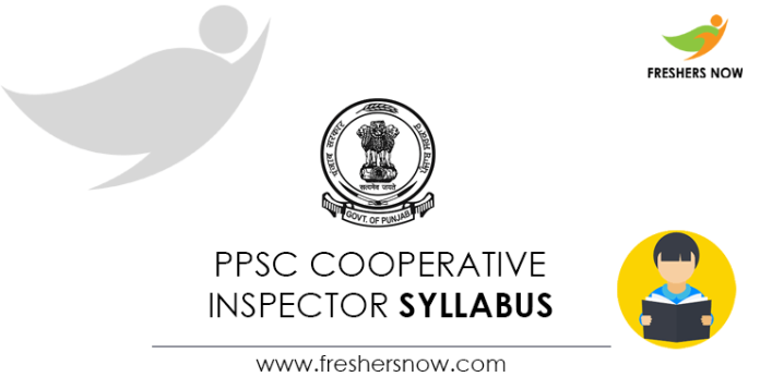PPSC Cooperative Inspector Syllabus