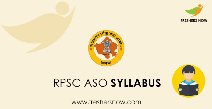 RPSC ASO Syllabus