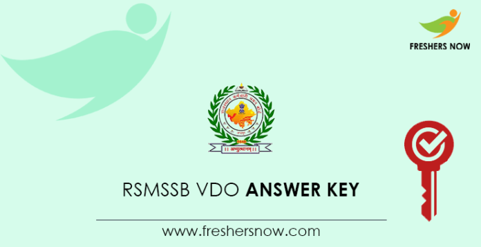 RSMSSB-VDO-Answer-Key