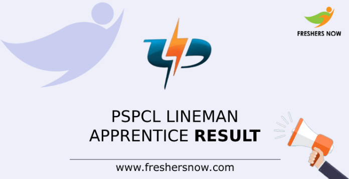 PSPCL Lineman Apprentice Result