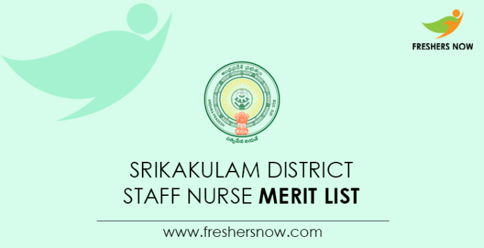 Srikakulam District Staff Nurse Merit List