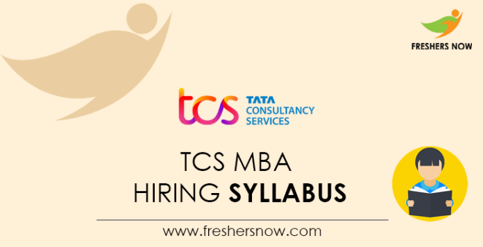 TCS-MBA-Hiring-Syllabus