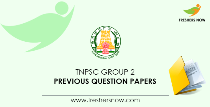 TNPSC Group 2 Previous Question Papers