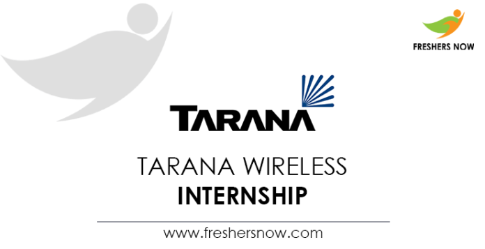 Tarana Wireless Internship