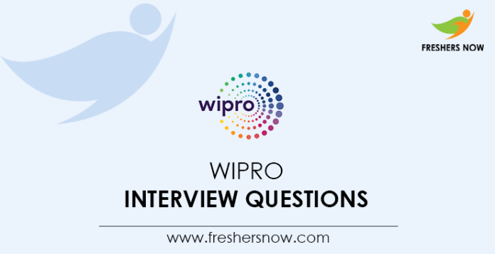 Wipro-Interview-Questions
