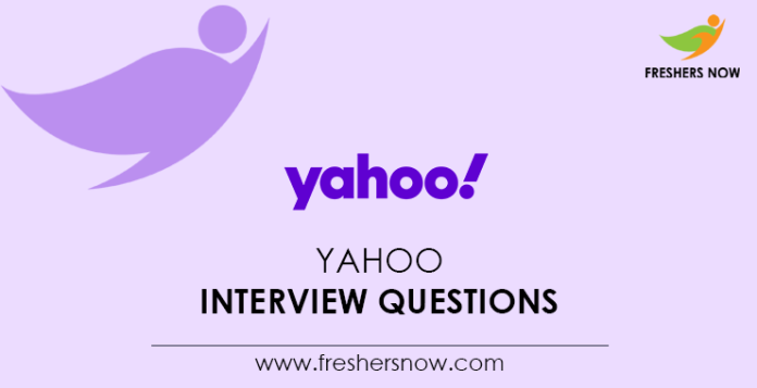 Yahoo-Interview-Questions