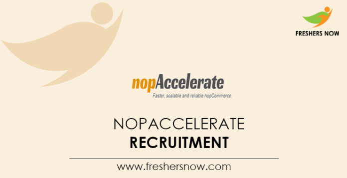 nopAccelerate Recruitment