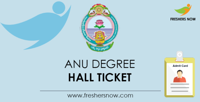 ANU Degree Hall Ticket