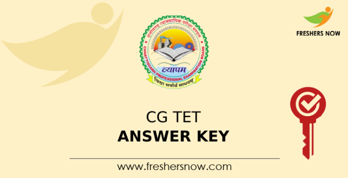 CG TET Answer Key