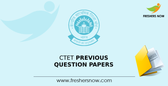 CTET Previous Question Papers