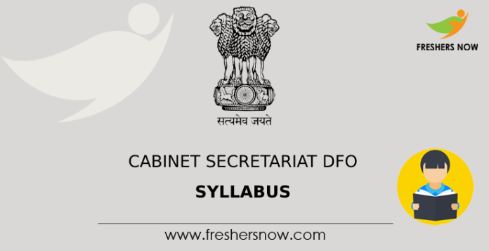 Cabinet Secretariat DFO Syllabus