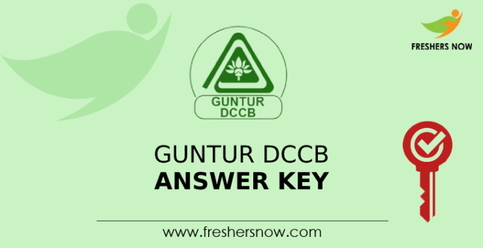 Guntur DCCB Answer Key
