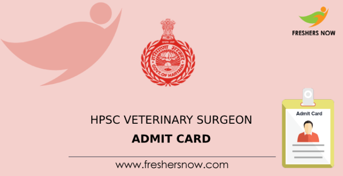 HPSC Veterinary Surgeon Admit Card-min