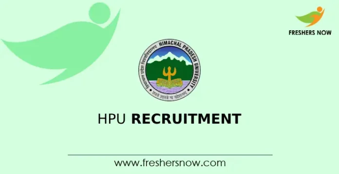 HPU Recruitment
