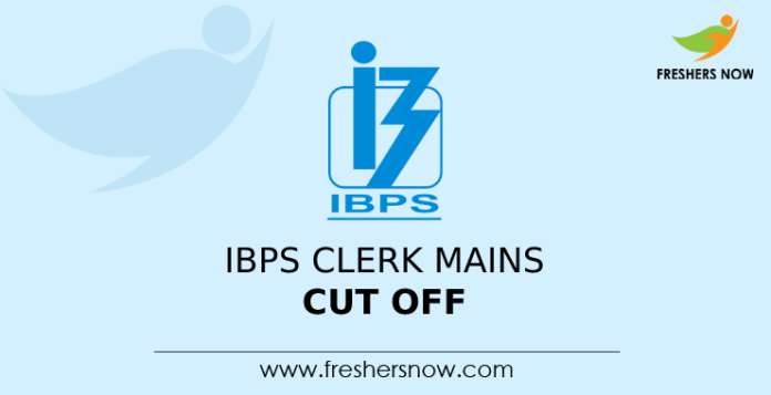 IBPS Clerk Mains Cut Off
