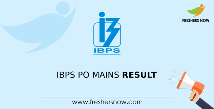 IBPS PO Mains Result