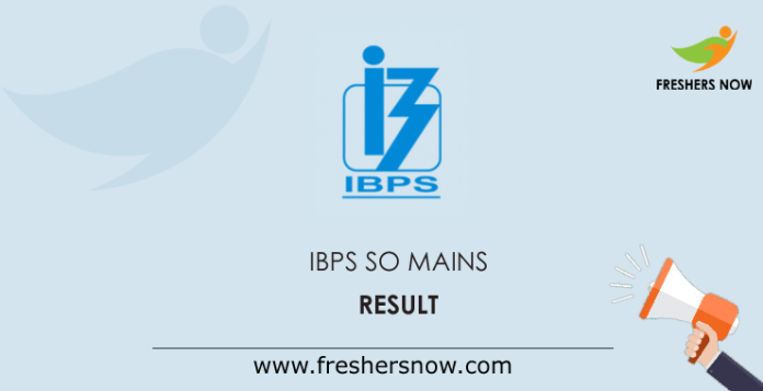 IBPS-SO-Mains-Result