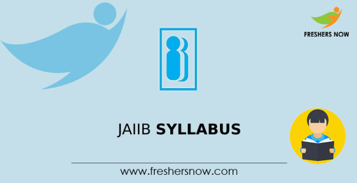 JAIIB Syllabus