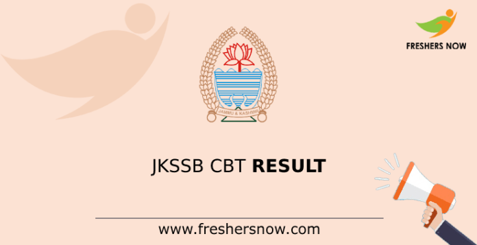 JKSSB CBT Result