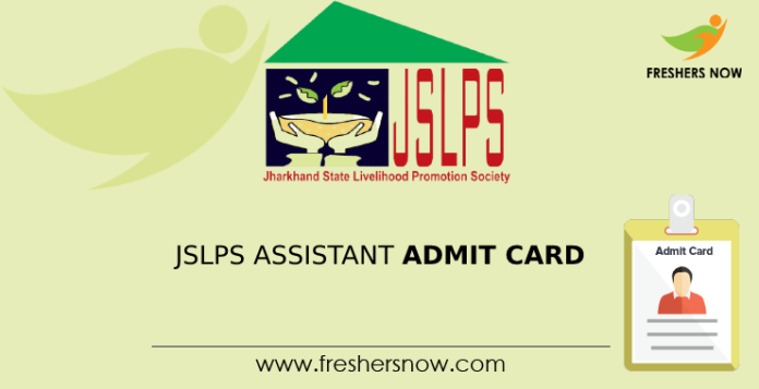 JSLPS Assistant Admit Card