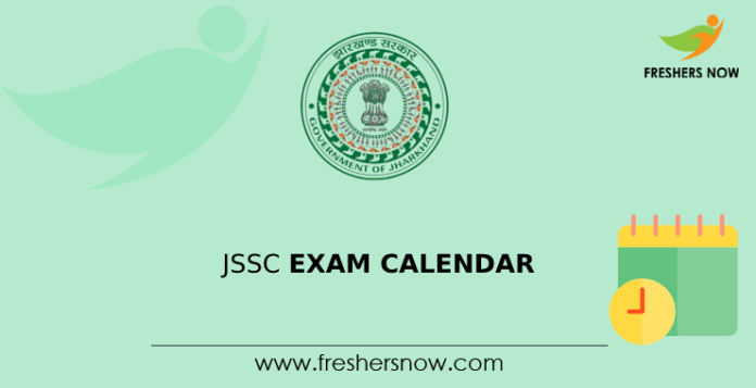 JSSC Exam Calendar