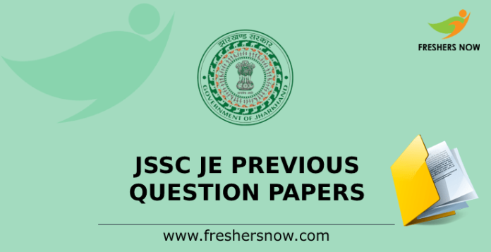 JSSC JE Previous Question Papers