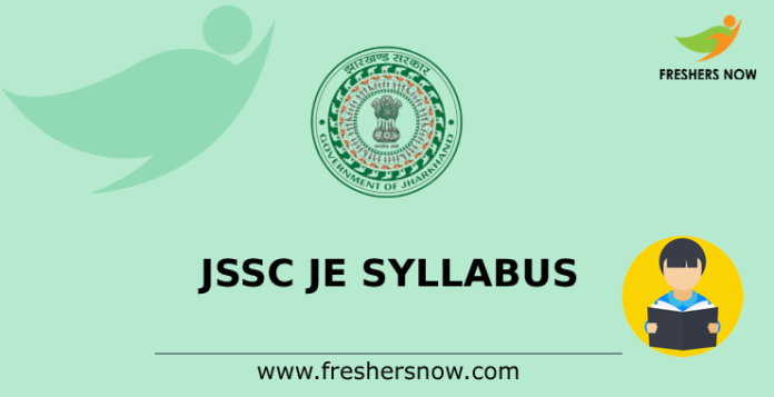 JSSC JE Syllabus