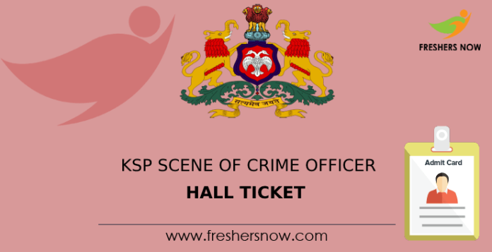 KSP Scene of Crime Officer Hall Ticket