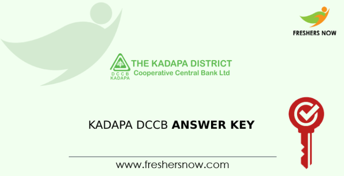 Kadapa DCCB Answer Key-min