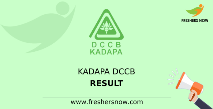 Kadapa DCCB Result