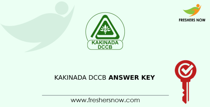 Kakinada DCCB Answer Key