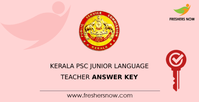 Kerala PSC Junior Language Teacher Answer Key