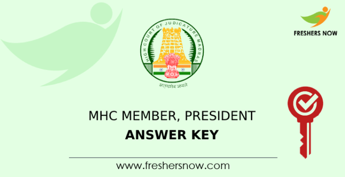 MHC Member, President Answer Key