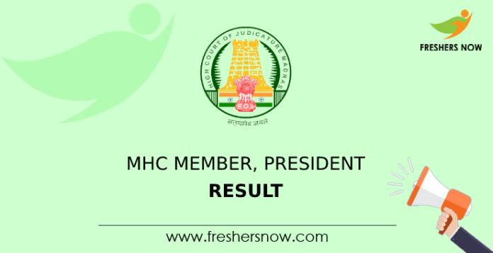 MHC Member, President Result