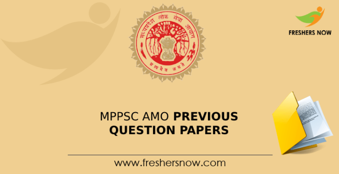 MPPSC AMO Previous Question Papers