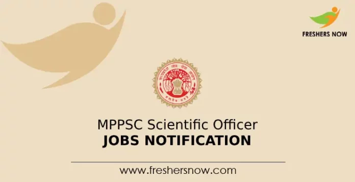MPPSC Scientific Officer Jobs Notification