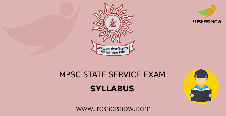 MPSC State Service Exam Syllabus 2024 Exam Pattern