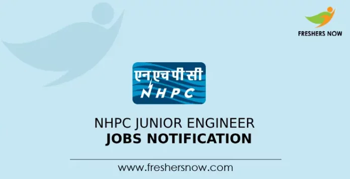 NHPC Junior Engineer Jobs Notification