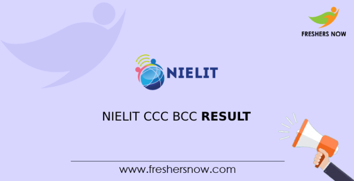 NIELIT CCC BCC Result