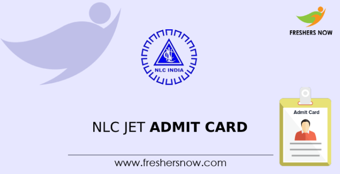 NLC JET Admit Card