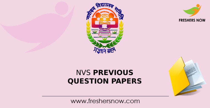 NVS Previous Question Papers
