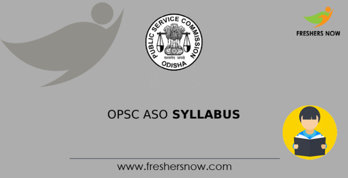 OPSC ASO Syllabus