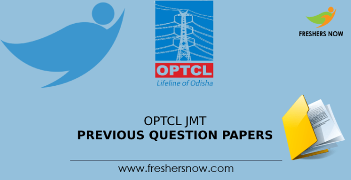 OPTCL JMT Previous Question Papers