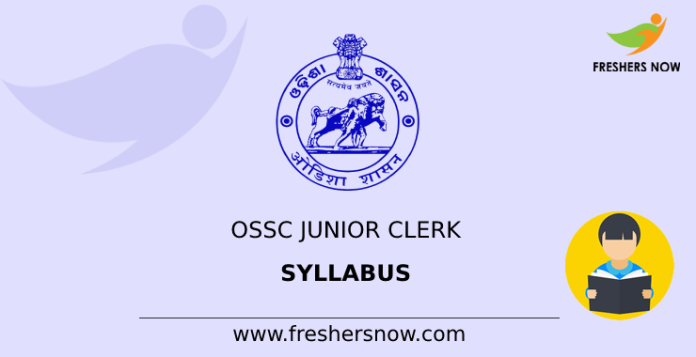 OSSC Junior Clerk Syllabus